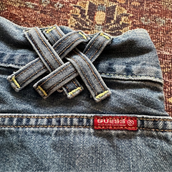 Vintage Guess Low Rise Mini Skirt Y2K Early 90’s/ 2000’s inspired - Picture 4 of 6